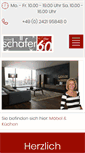 Mobile Screenshot of moebel-schaefer.de